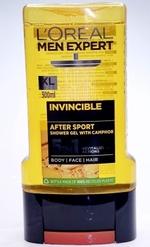 Гель для душа мужской Men Expert Invincible sport 5в1, 300 мл (Франция)