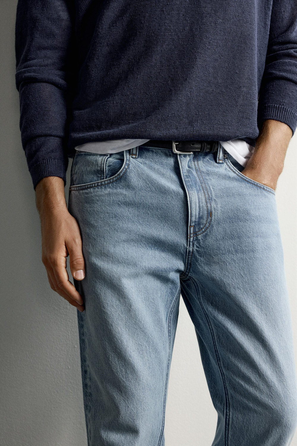 УКОРОЧЕННЫЕ ДЖИНСЫ SLIM FIT — ZARA