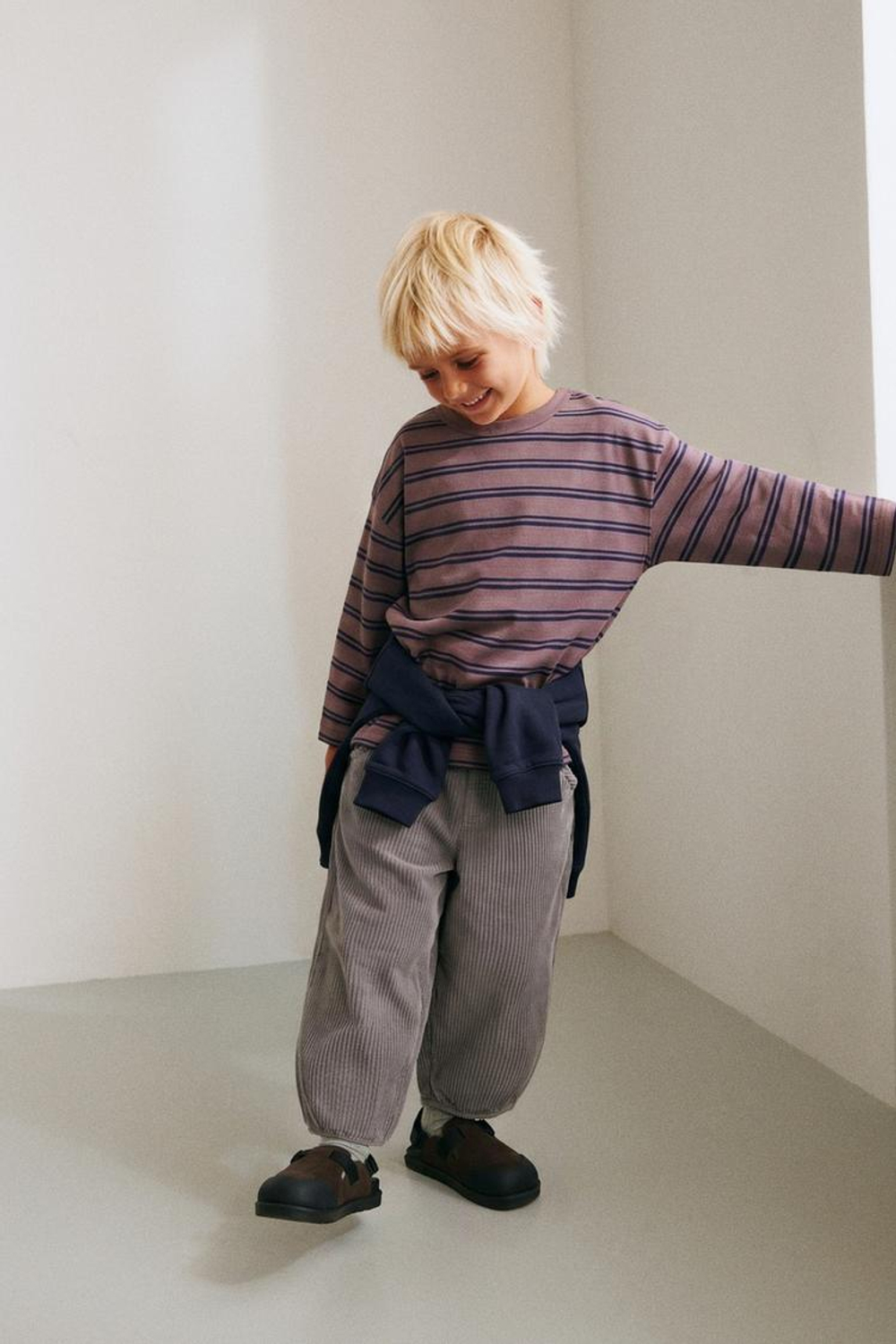 ZARA ВЕЛЬВЕТОВЫЕ БРЮКИ BALLOON, ЦВЕТ МАЛЬВЫ