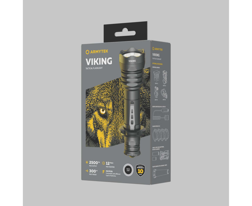 Фонарь Armytek Viking F01802W 2330 люмен (теплый свет)