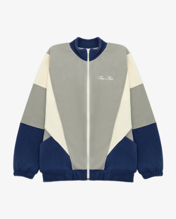 Толстовка Zip-Up Grey-Navy Smoke - фото 4