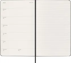 Еженедельник Moleskine Classic WKNT Large на 2027 год (DHB12WN3) 3