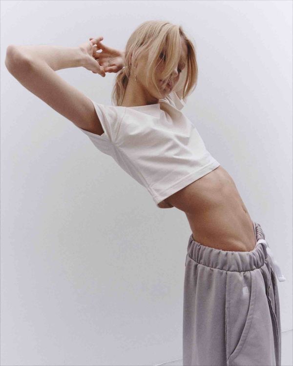 Брюки Baggy Trousers Logo Opal серые - фото 7