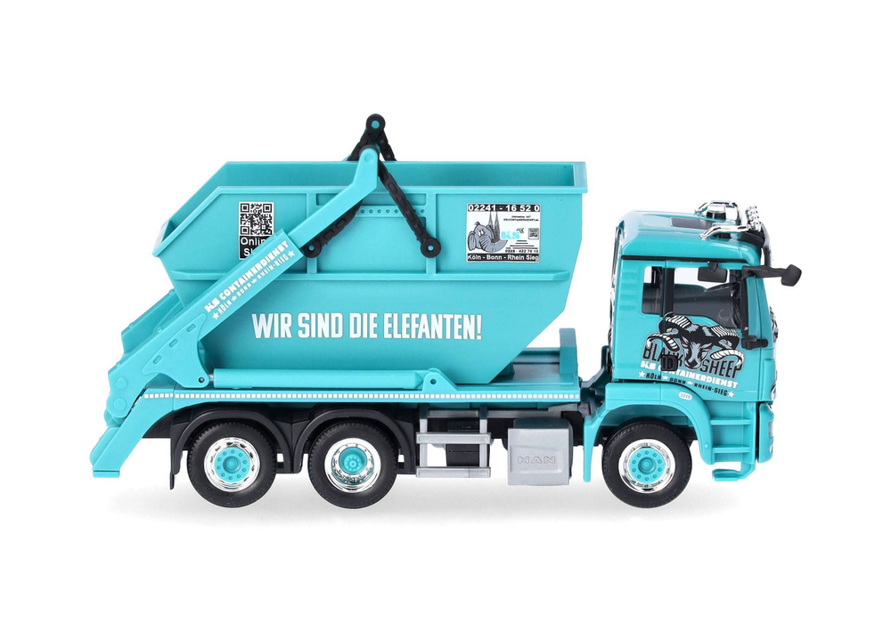 Бункеровочный погрузчик MAN TGS M Euro6c AK 16 "KS Containerdienst/Black Sheep" (Северный Рейн-Вестфалия/Тройсдорф)