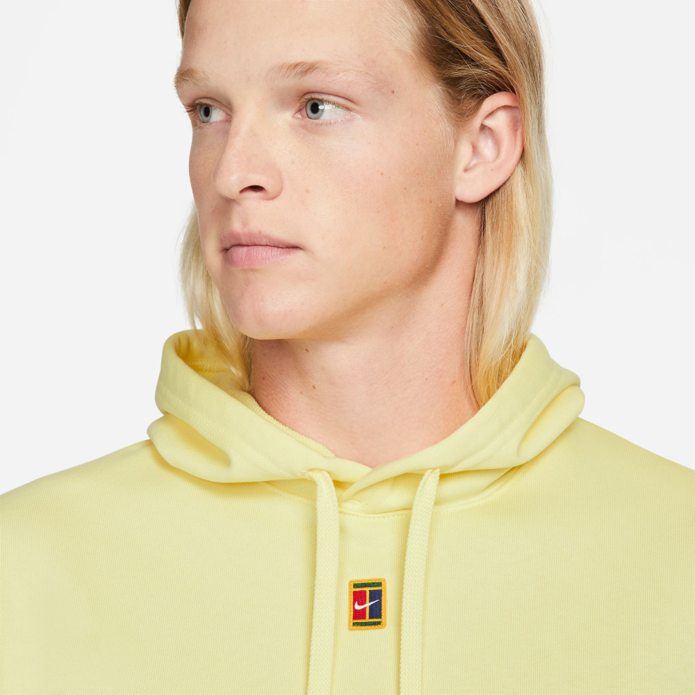Мужская кофта теннисная Nike Dri-Fit Court Heritage Hoody Men - Yellow