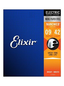 Струны для электрогитары 9-42 ELIXIR 12002 NANOWEB