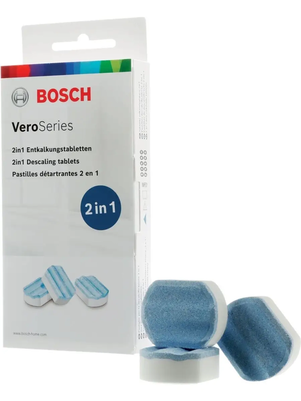 Таблетки от накипи для кофемашин Bosch 3 шт 00312093 (TCZ8002A)