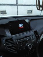 Магнитола для Honda Accord 2008-2012 (с усилителем, LZ) - Kuberg QLed, Android 14, TS105, Быстрейшая, CarPlay, SIM-слот