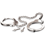 Металлические оковы на ноги Metal Leg Cuffs (Цвет: серебристый)