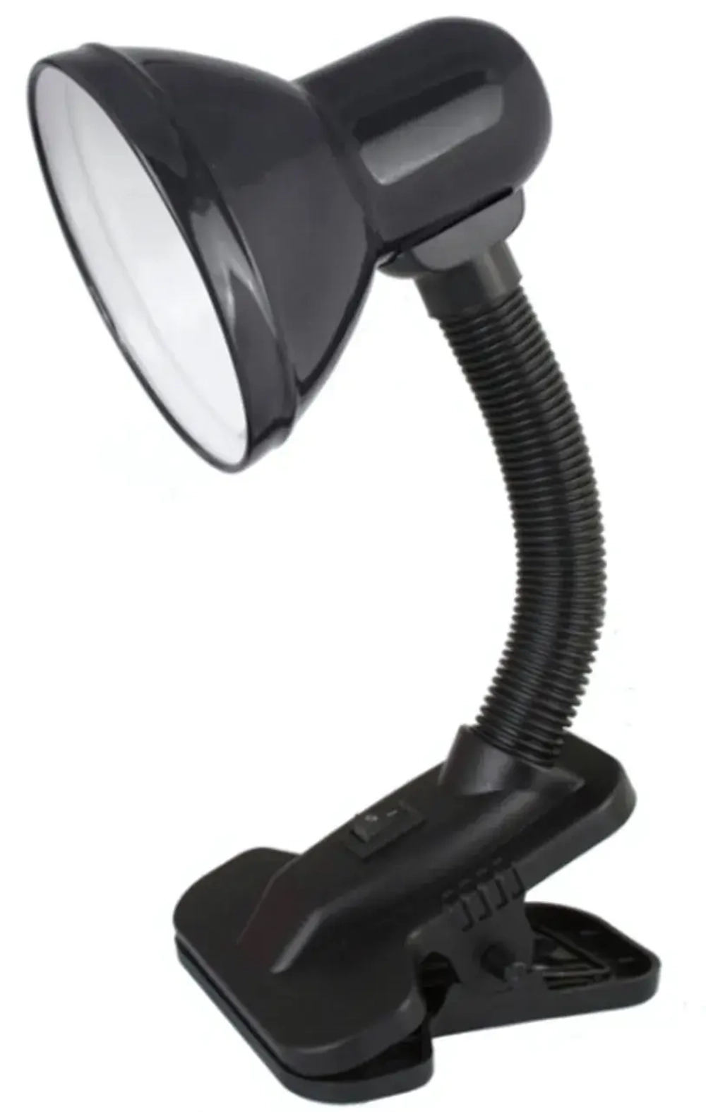 Светильник настольный прищепка Е27 Ultraflash UF-320 C02 черный пакет 60Вт (36)