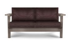 Диван Techno ясень (Grey_bristol,Винилискожа Mahogany,Винилискожа (Mahogany) цвет № 202)