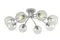 Люстра потолочная Rilon 26010/8 CHROME, 8×40 Вт, хромированная