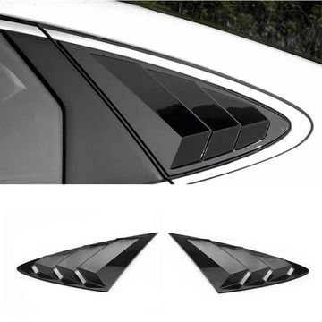 Накладки на окна (жабры) Hyundai Sonata DN8 2019-2025 чёрный глянец