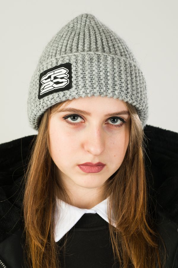 Шапка Corn Beanie Серая - фото 5