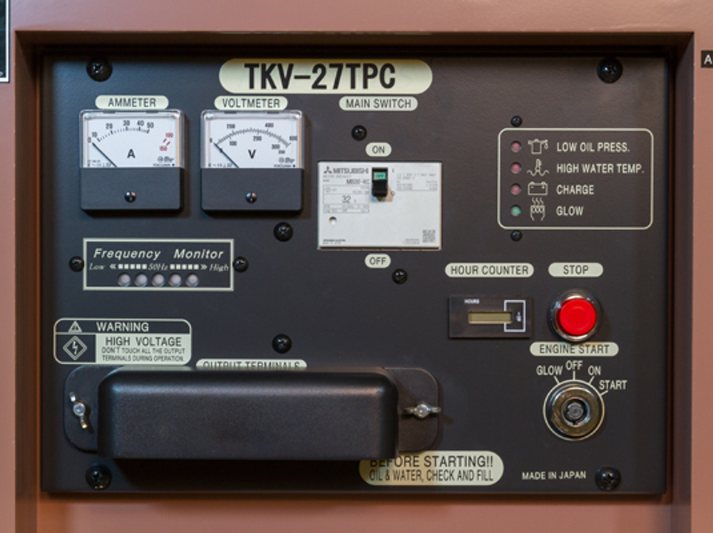 Дизельный генератор TOYO TKV 27 TPC