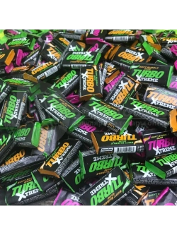 Жевательная резинка Turbo Xtreme ,блок 300 шт.