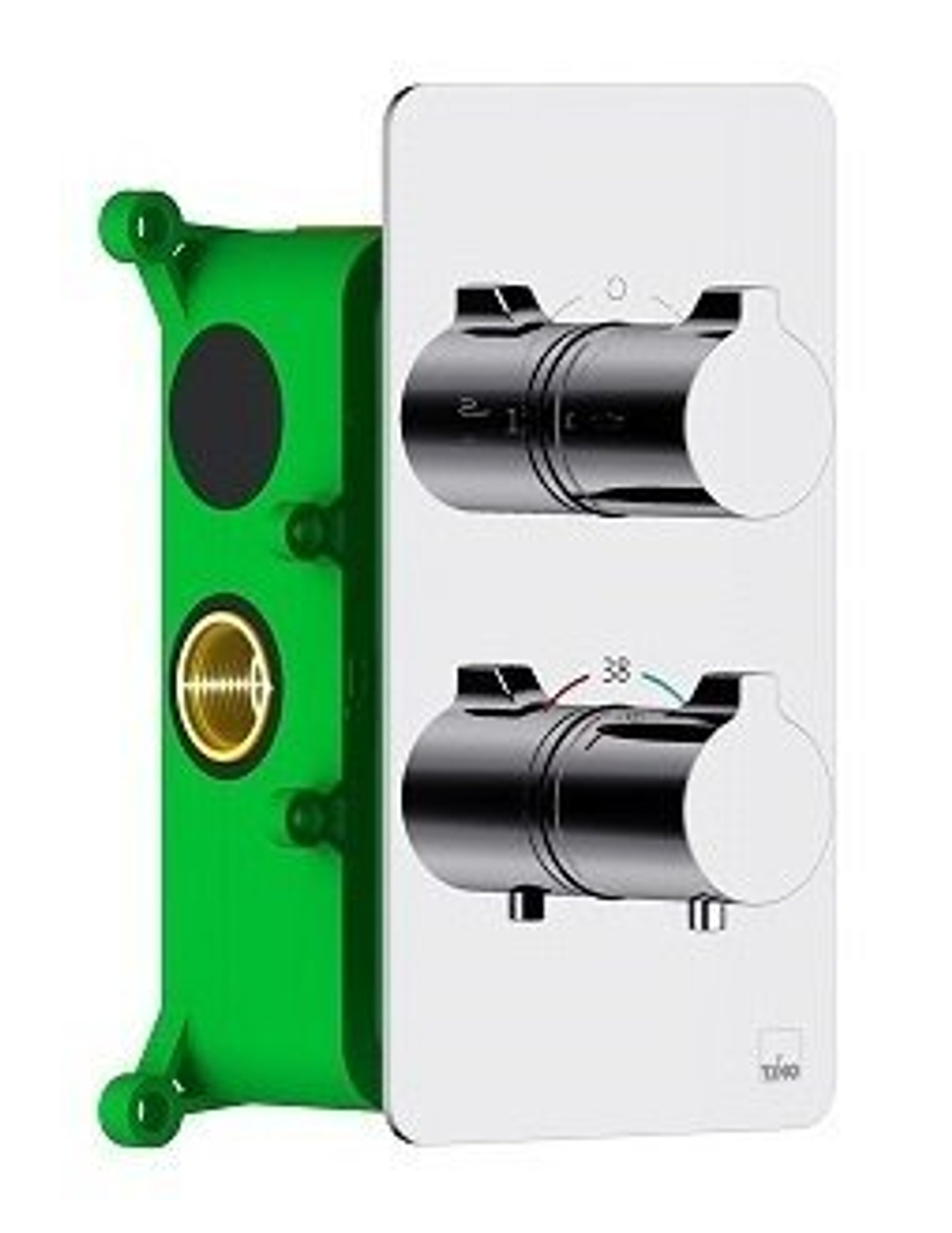 Душевой комплект Timo Petruma SX-5159/00SM chrome, 2-х режимная, с термостатом, хром