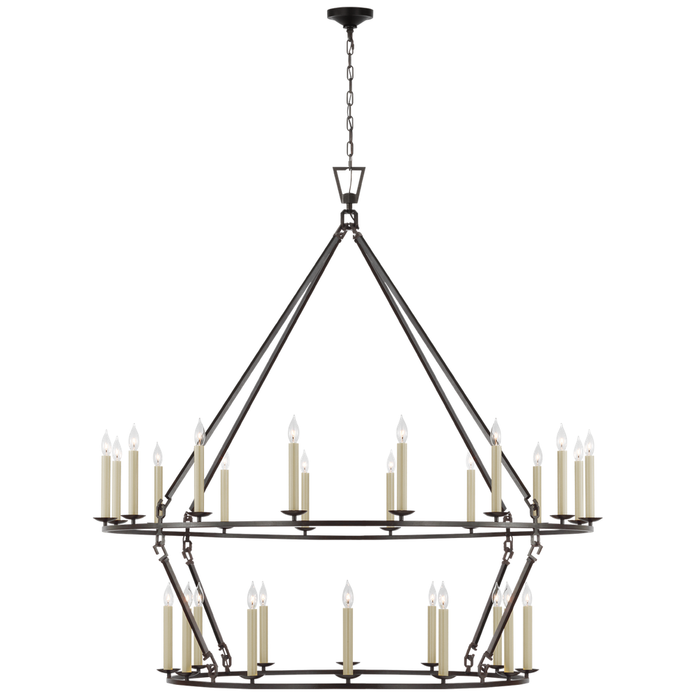 Люстра Visual Comfort Darlana Oversized Two Tier Chandelier