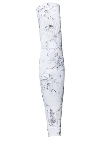 Compression sleeve Floky No Strain Evolution X Musetti Arm Sleeve 1P - white/black