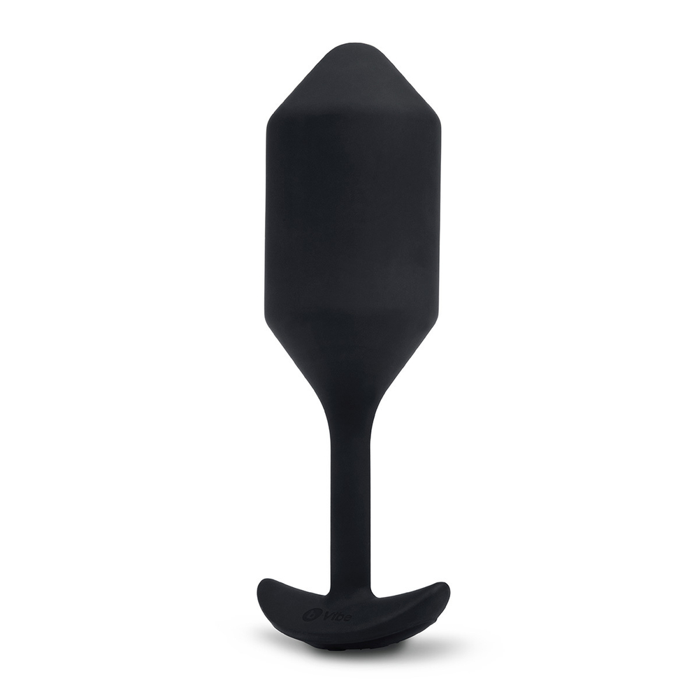 b-Vibe Vibrating Snug Plug 4 - Анальная пробка с вибрацией