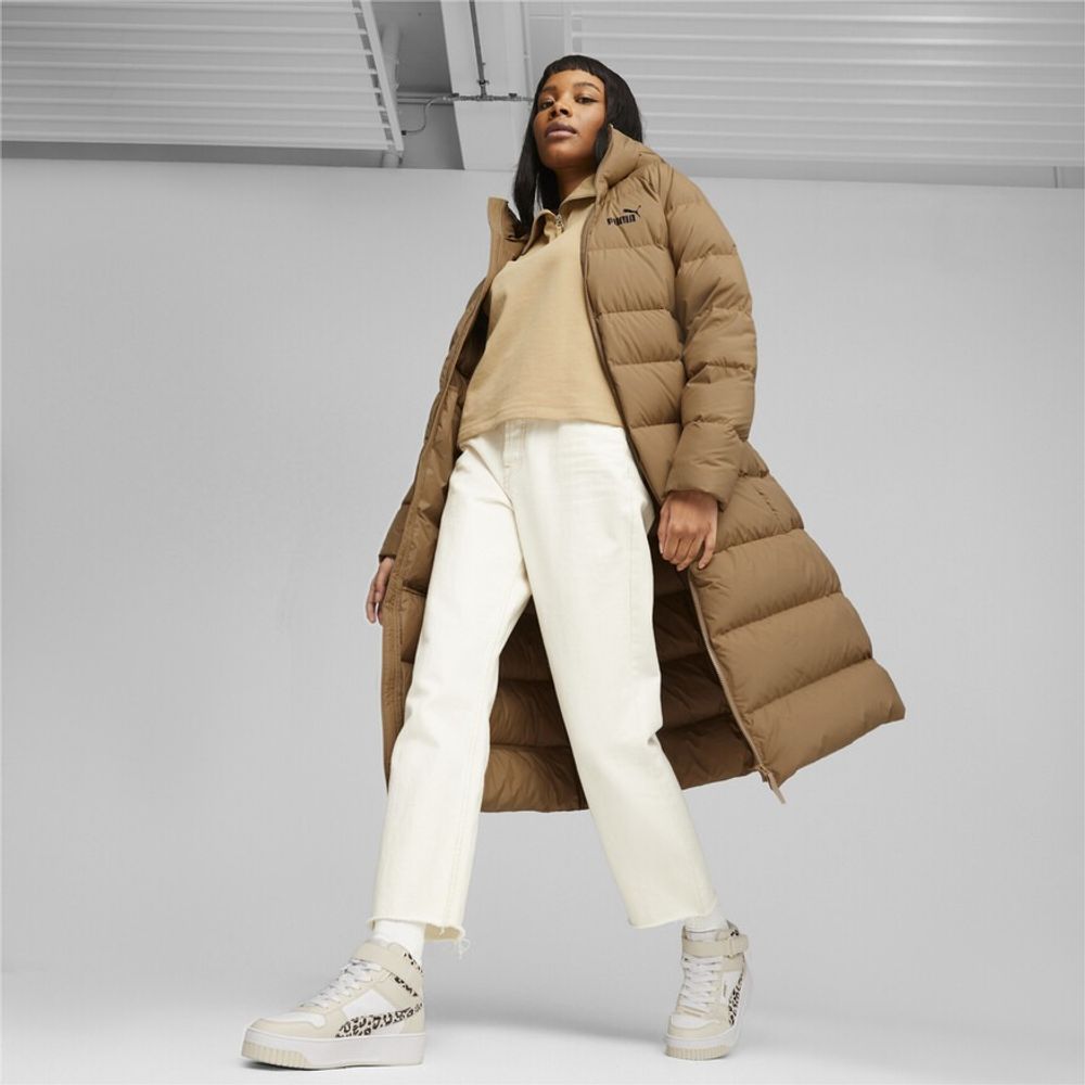 Пуховик женский PUMA Long Hooded Down Coat