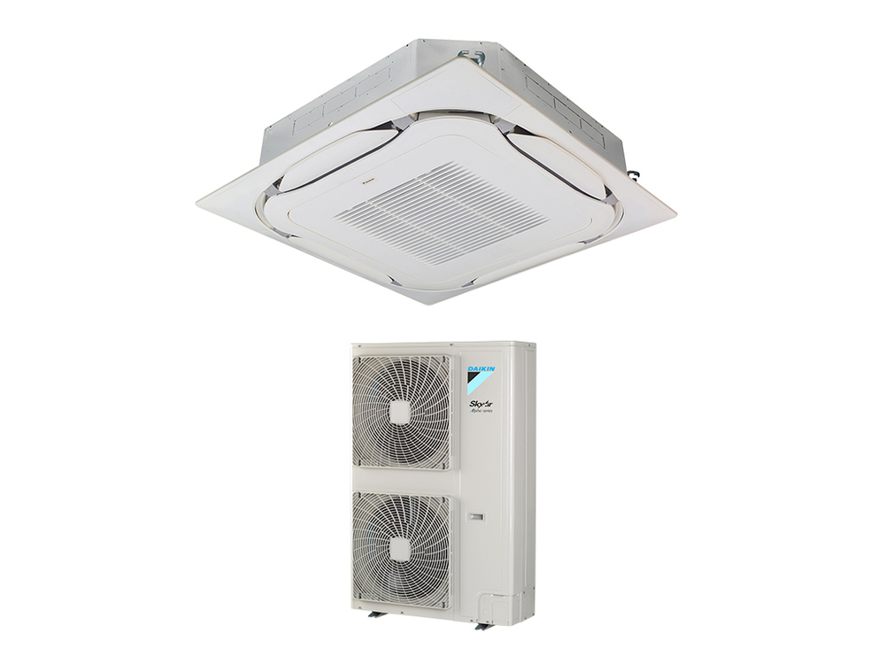 Полупромышленный кассетный инверторный кондиционер Daikin FCAG140B/RZAG140NV1/BYCQ140E