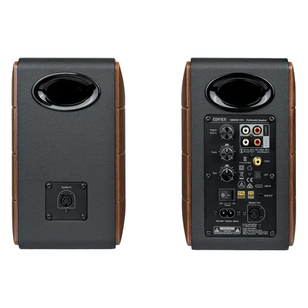 Edifier S880DB MKII Walnut — активная полочная акустическая система (2.0)
