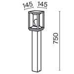 Ландшафтный светильник Maytoni Cell O452FL-01GF2