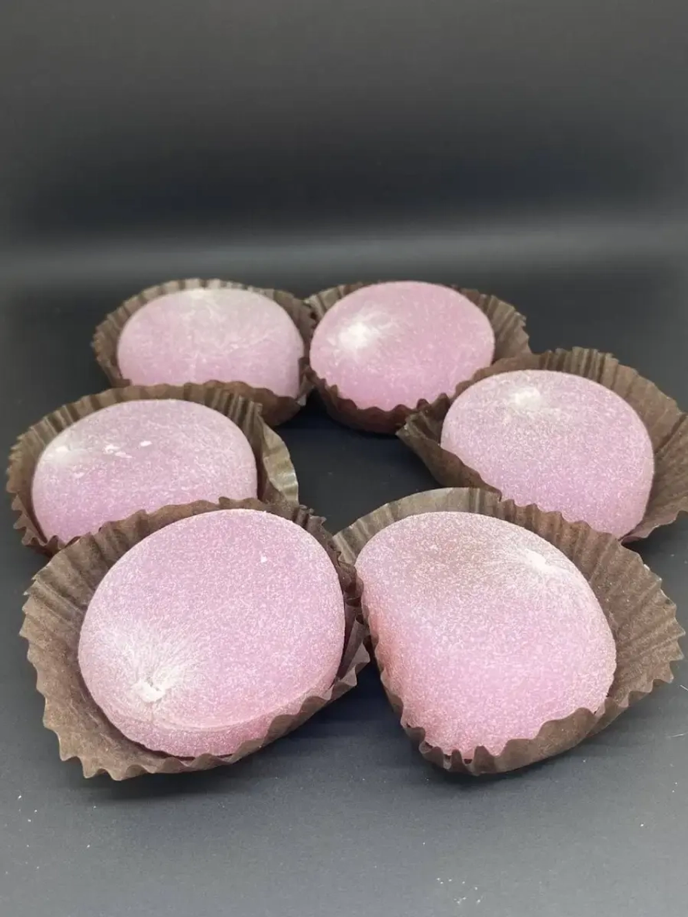 Пирожное Моти (Mochi) с начинкой из Таро ( сладкая картошка)