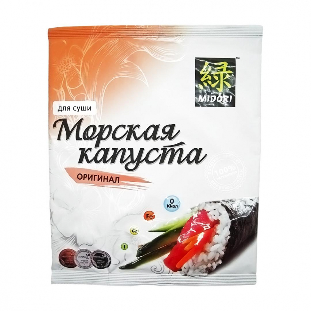Морская капуста для роллов оригинал Midori | Мидори 25г