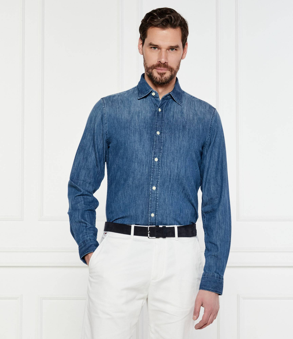 Джинсовая рубашка Hanson3-W Joop! Jeans - голубой(30045969)