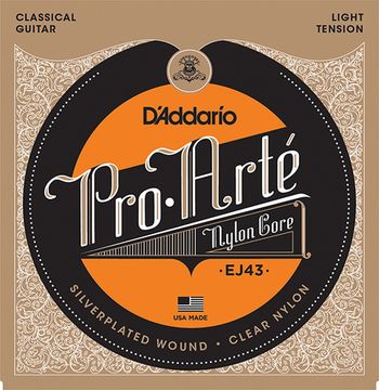 Струны для классической гитары D'ADDARIO EJ43