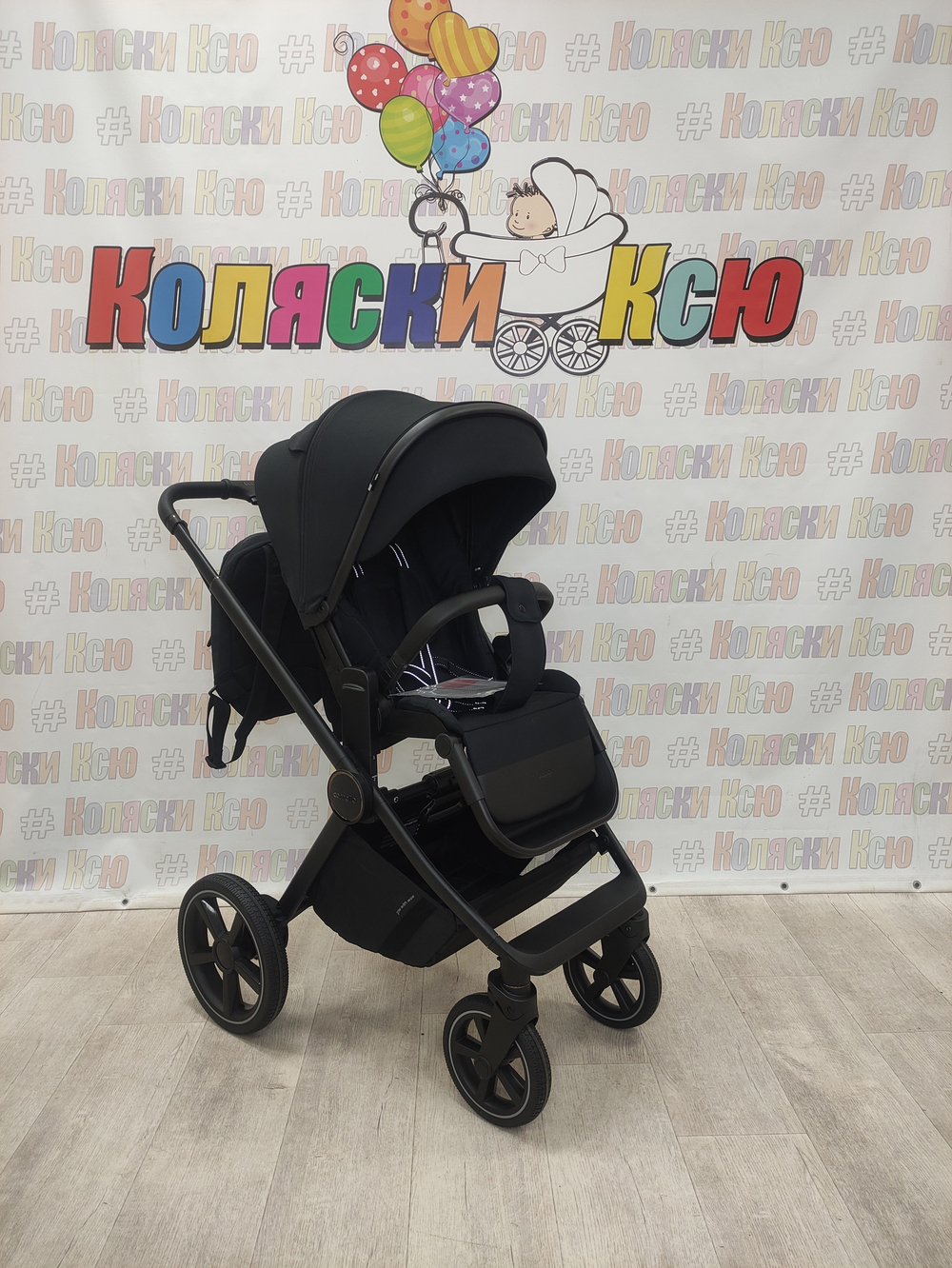 Коляска модульная Carrello Ultimo CRL-6518 Sable Black черная рама