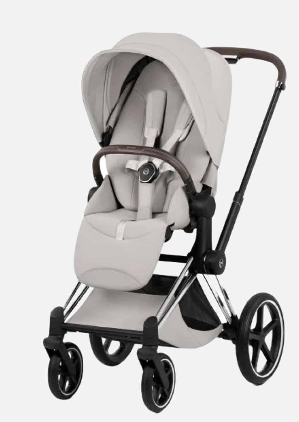Коляска Cybex Priam V Style Chrome Brown 2 в 1 City Grey
