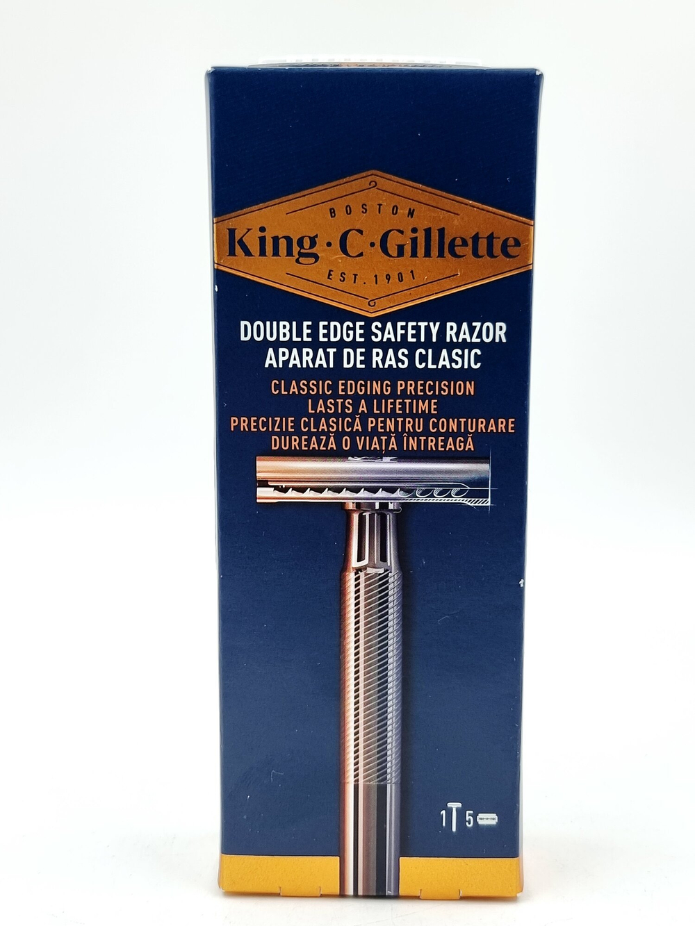 King C Gilette Double Edge Saftey Razor высококачественная бритва с пятью лезвиями (Китай)