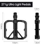Педали велосипедные West Biking YP0802094, 2 шт