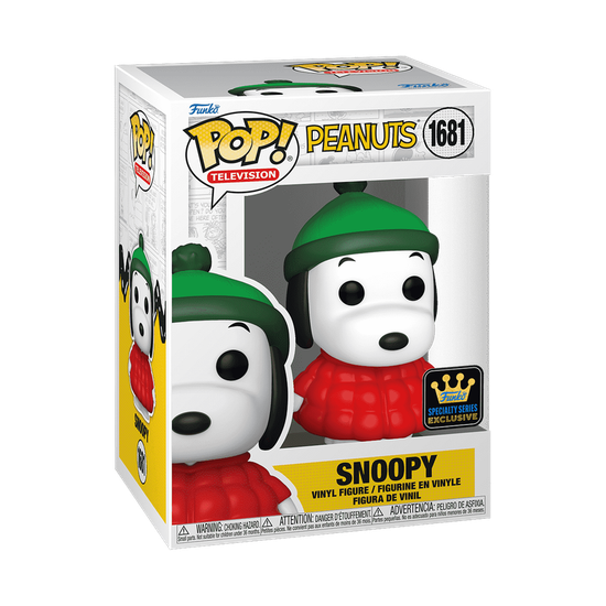 Фигурка Funko POP! TV Peanuts S7 Snoopy in Coat Chase SS (1681) — коробка Chase