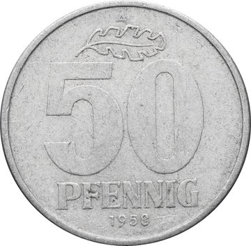 50 пфеннигов 1958 Германия (ГДР)