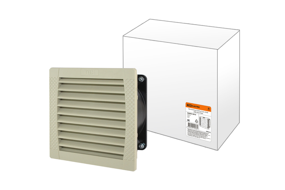 Вентилятор 55/43 м3/час 230В 20Вт IP54 TDM 120*120 мм SQ0832-0010