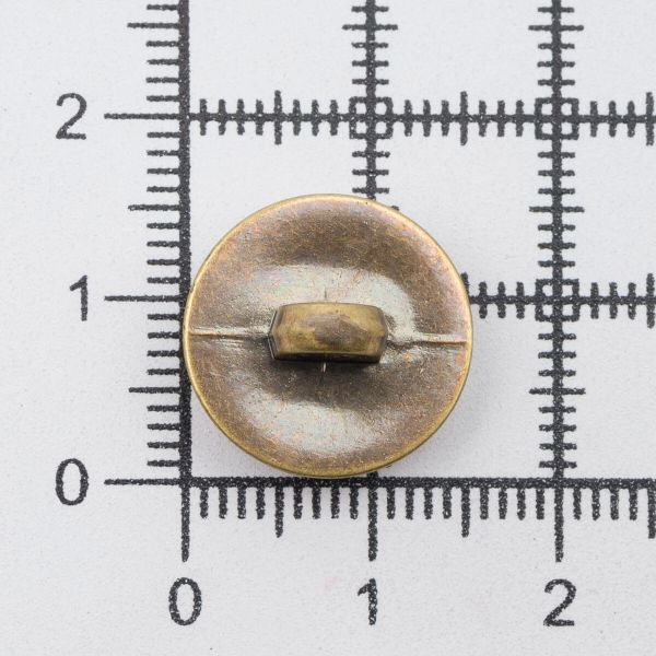 Пуговицы на ножке 24L=15 мм, (Bronze (бронза)), 48 шт