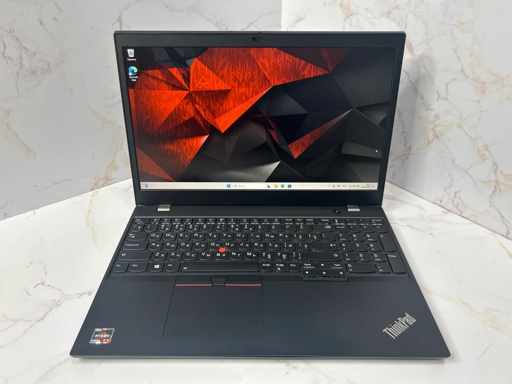 Ноутбук Lenovo ThinkPad L15 Gen 1 (20U70004RT) /15.6"/AMD Ryzen 7 Pro 4750U/RAM 16GB/SSD 512GB/Radeon Graphics/1920*1080/IPS/Windows 11/Подсветка кл-ры: LED/Чёрный Состояние: C1