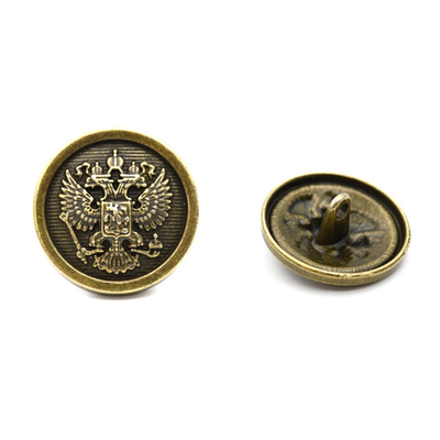 Пуговицы металл на ножке 36L=23 мм, (bronze (бронза)), 12 шт, ME354