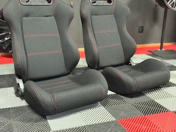 Сиденья спортивные JBR 1035 черные (2шт)