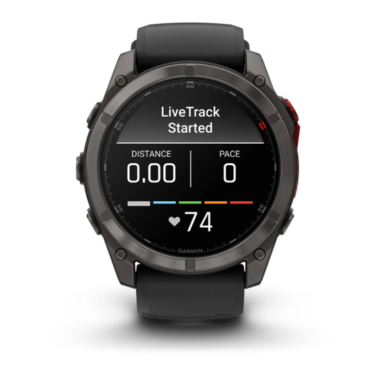 Умные часы Garmin Fenix 8 PRO, 51 мм, MicroLED, Sapphire, Carbon Gray DLC Titanium with Black/Pebble Gray Silicone Band