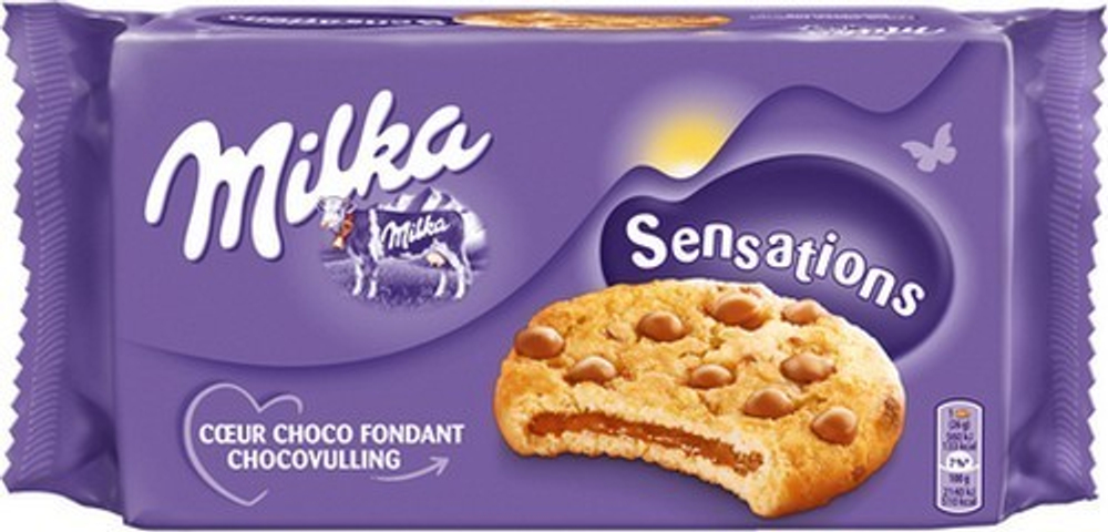Печенье Милка 156г Сенсейшн (светлый)  (12)