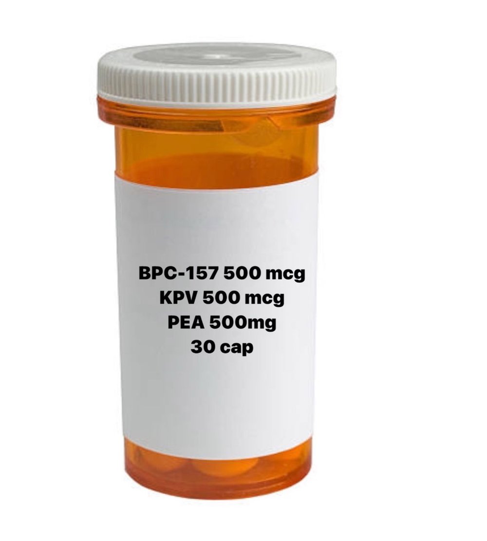 BPC-157 500 mcg KPV 500 mcg PEA 500mg 30 cap