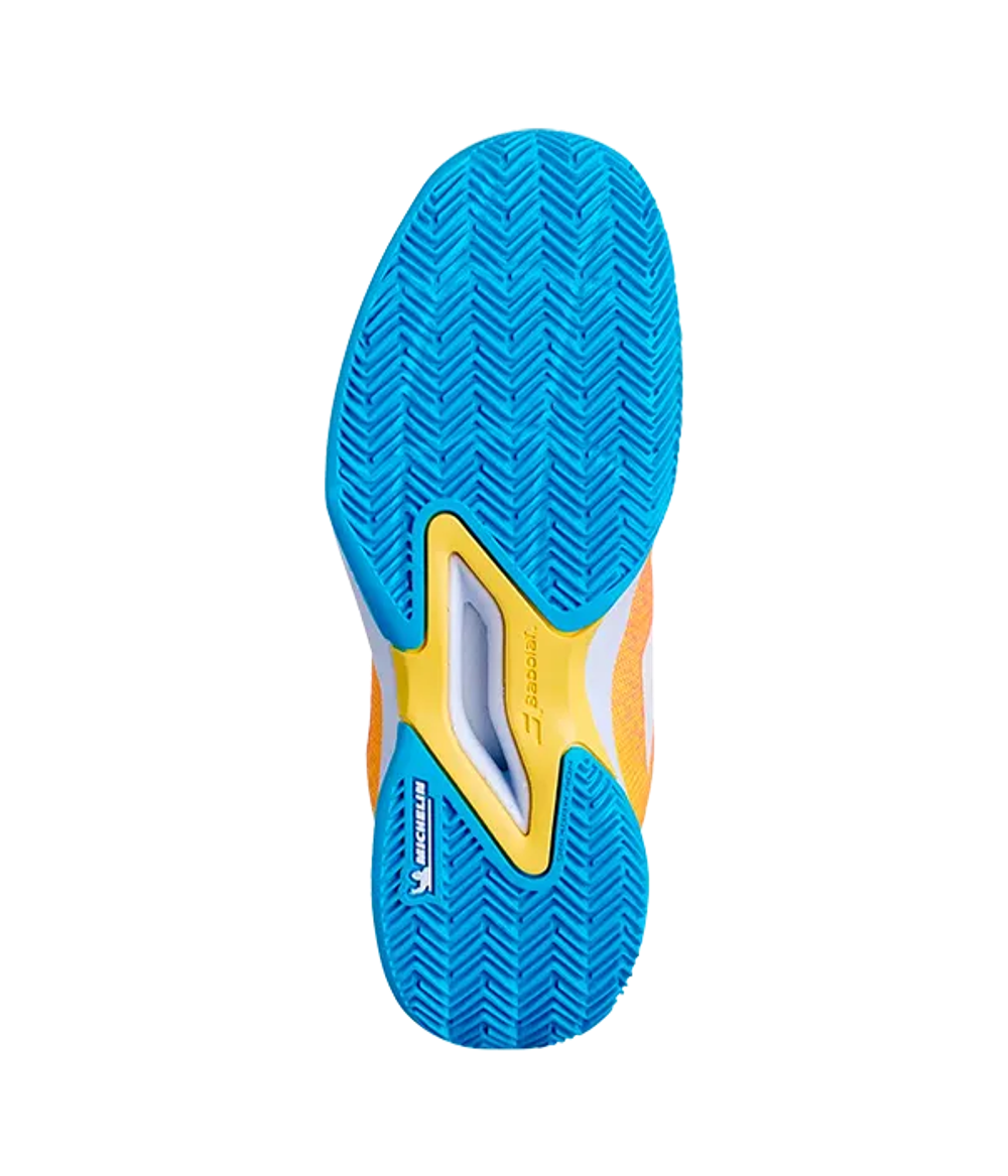 Babolat Jet Mach 3 Junior Clay Strike Красные-Белые кроссовки 2024