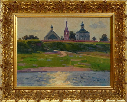 Картина Стрелова А.Е. "Кидекша" холст/масло 37х50