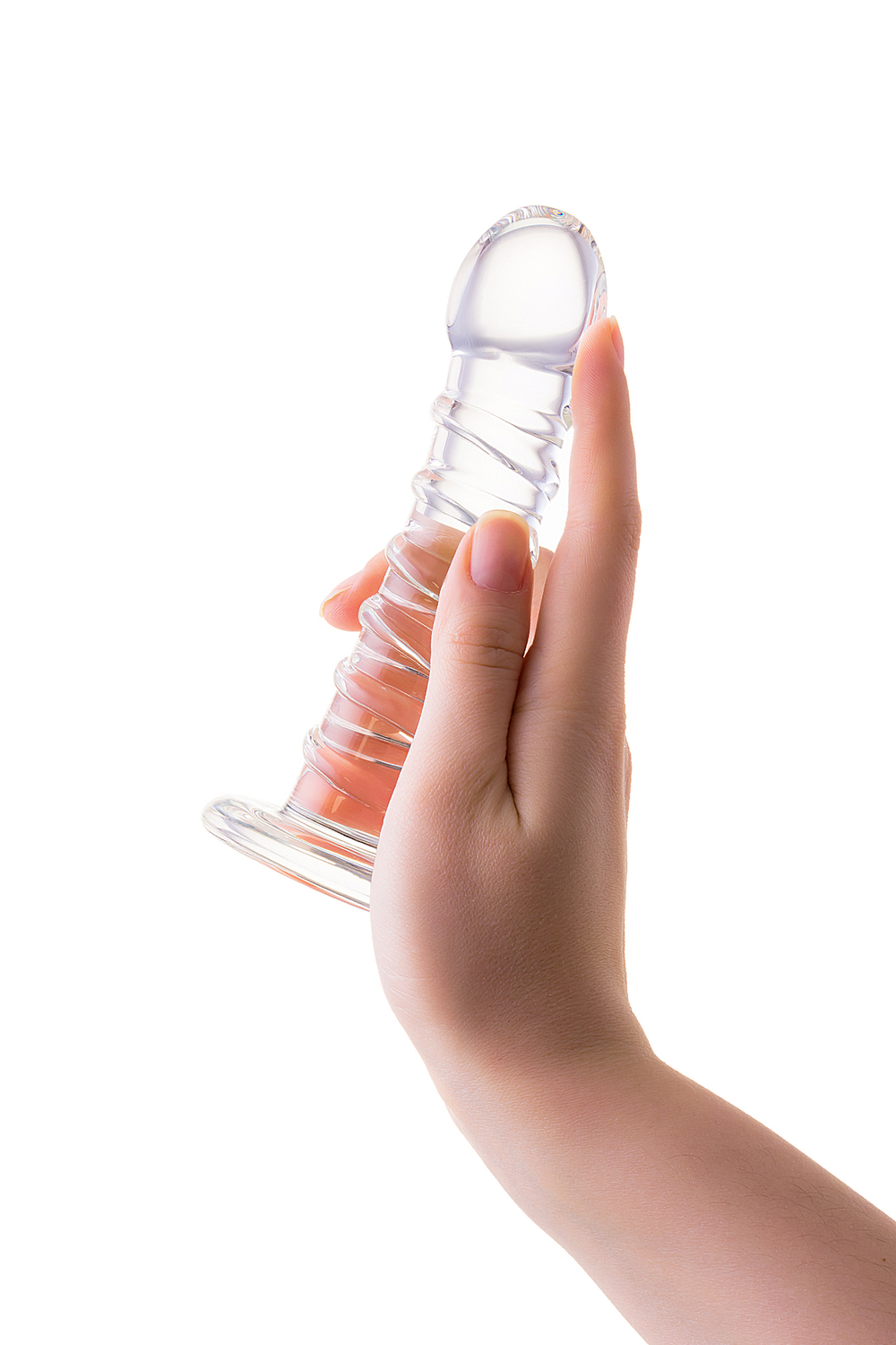 Фаллоимитатор Sexus Glass, стекло, 16 см