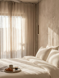КПБ MAJOLİ StoneWashed NATURA семейый 160*220-2шт. 240-260, 50*70-2шт. Вар. Хлоп.